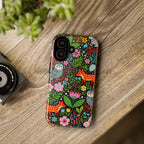 Floral Woodland Google Pixel Phone Case | Colourful Fox & Owl Protective Cover