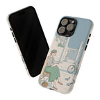 Florence Art Aesthetic iPhone Case | Renaissance Italy Travel Illustration