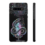 Neon Occult Mystic Snake Crystal Samsung Galaxy Phone Case