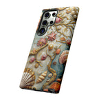 Decorative Seashell & Pearl Beach Design Samsung Galaxy Case