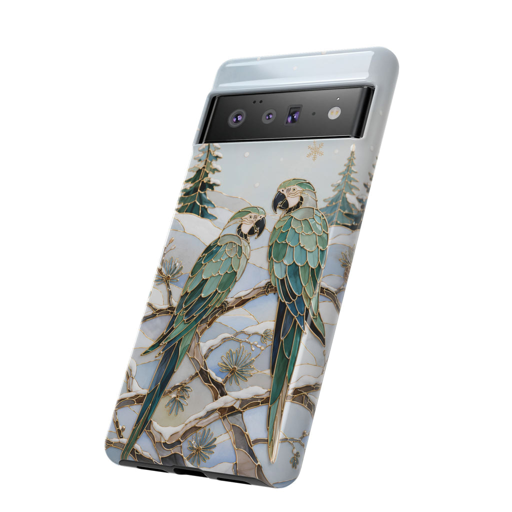 Parrot Google Pixel Phone Case | Winter Bird Phone Case