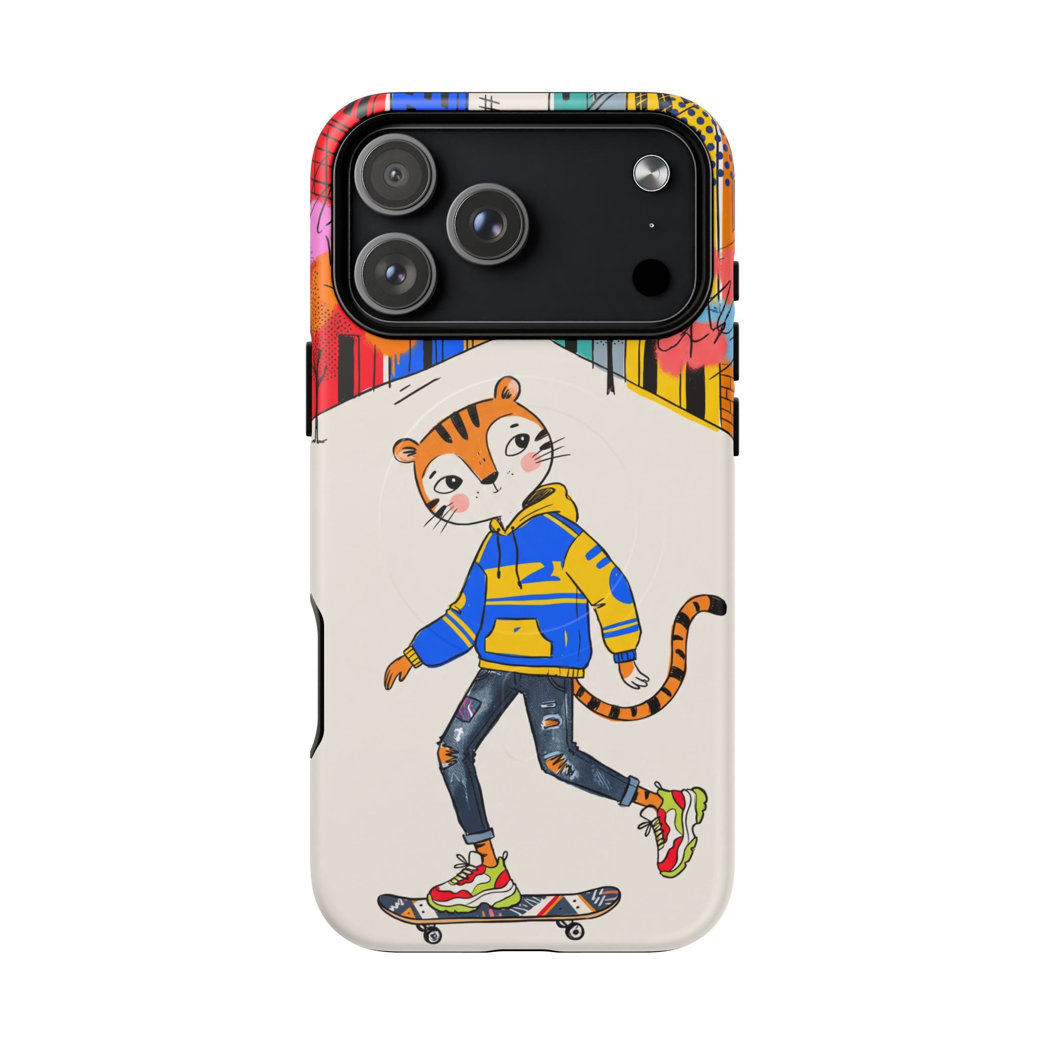 Skater Tiger MagSafe iPhone Case