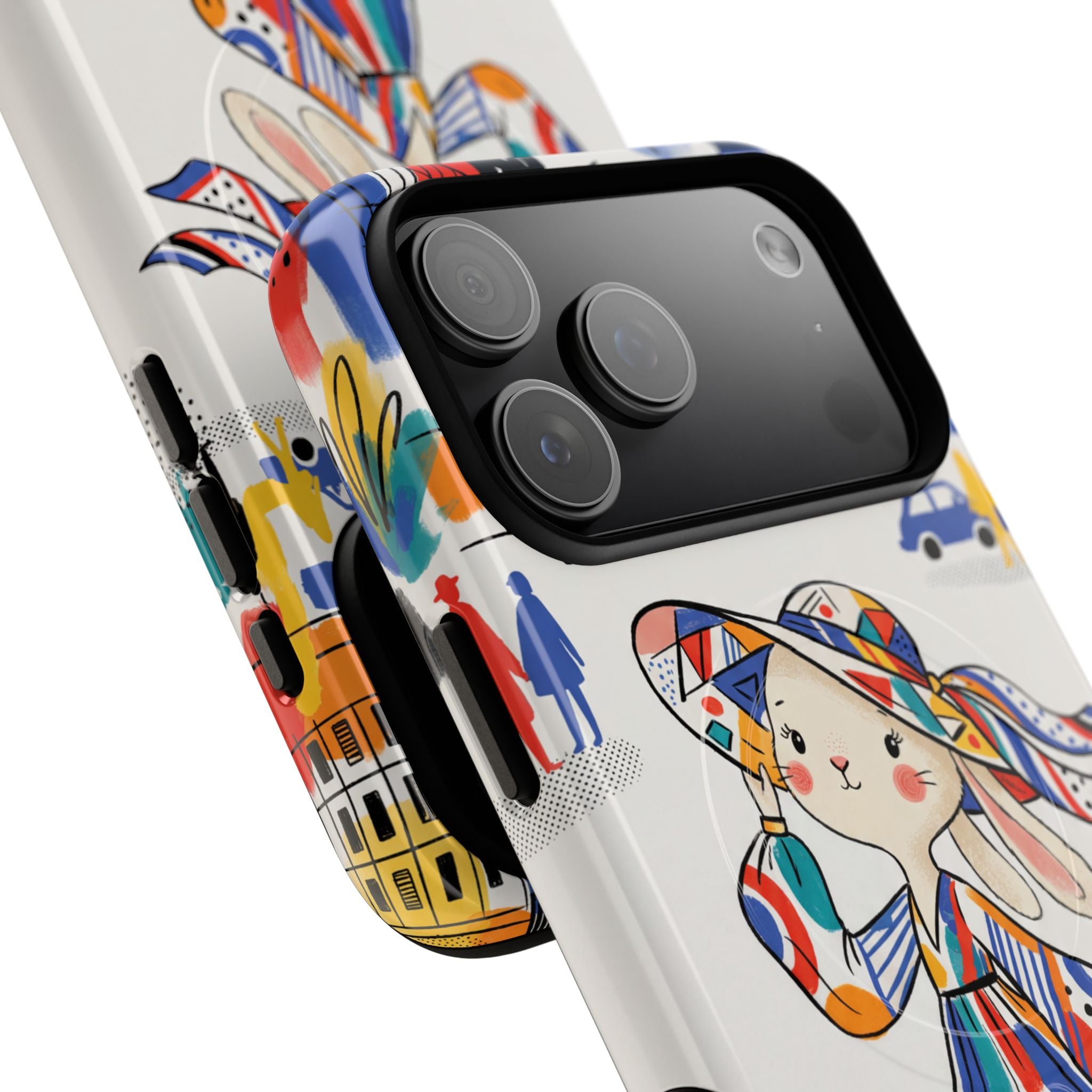 Chic Bunny City MagSafe iPhone Case