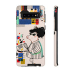 Cute Chef Pig Samsung Galaxy Phone Case | Quirky Cartoon Kitchen Art Tough Case