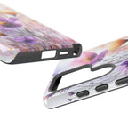 Floral Watercolour Tough Samsung Galaxy Case | Purple & Yellow Wildflowers