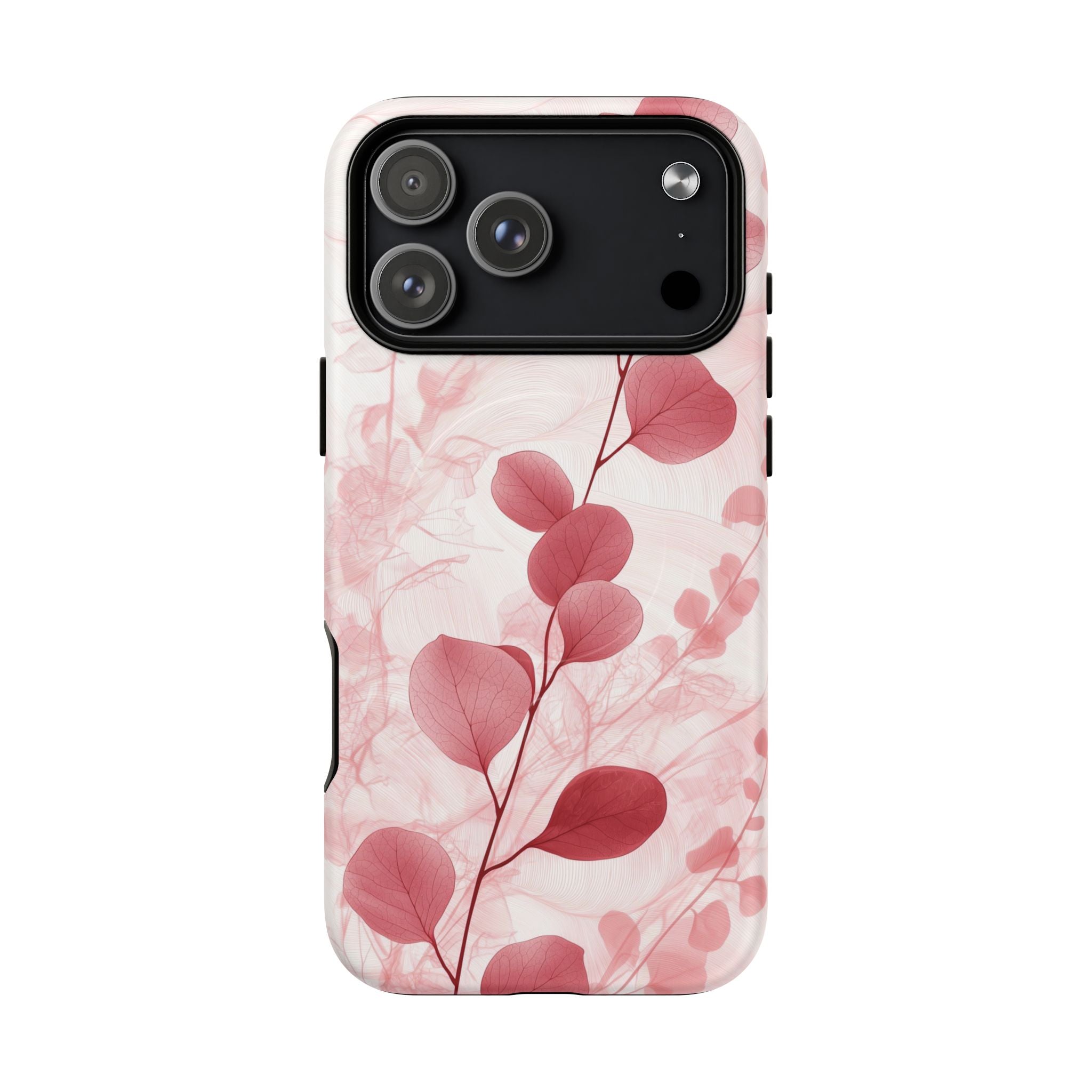 Pink Botanical Floral Eucalyptus MagSafe iPhone Case