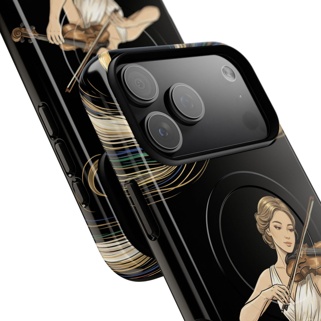Violinist MagSafe iPhone Case | Elegant Classical Musicist Design