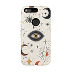 Mystic Eye Google Pixel Case | Celestial Moon & Star