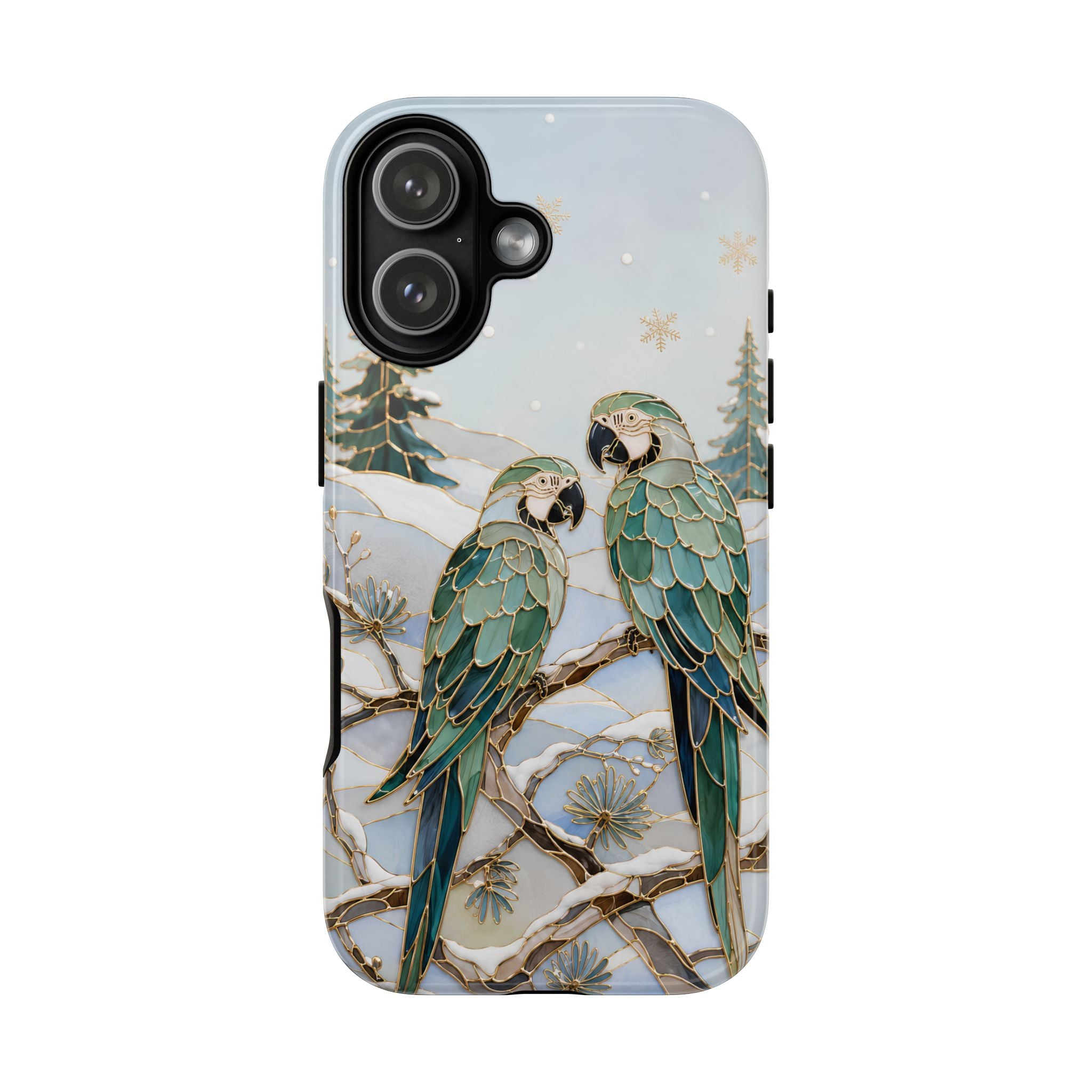 Parrot iPhone Case | Winter Bird iPhone Case