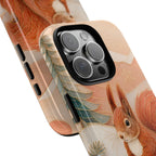 Winter Squirrel iPhone Case | Woodland Animal iPhone Case