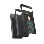 Custodia per Google Pixel Donna Elegante nella Foresta