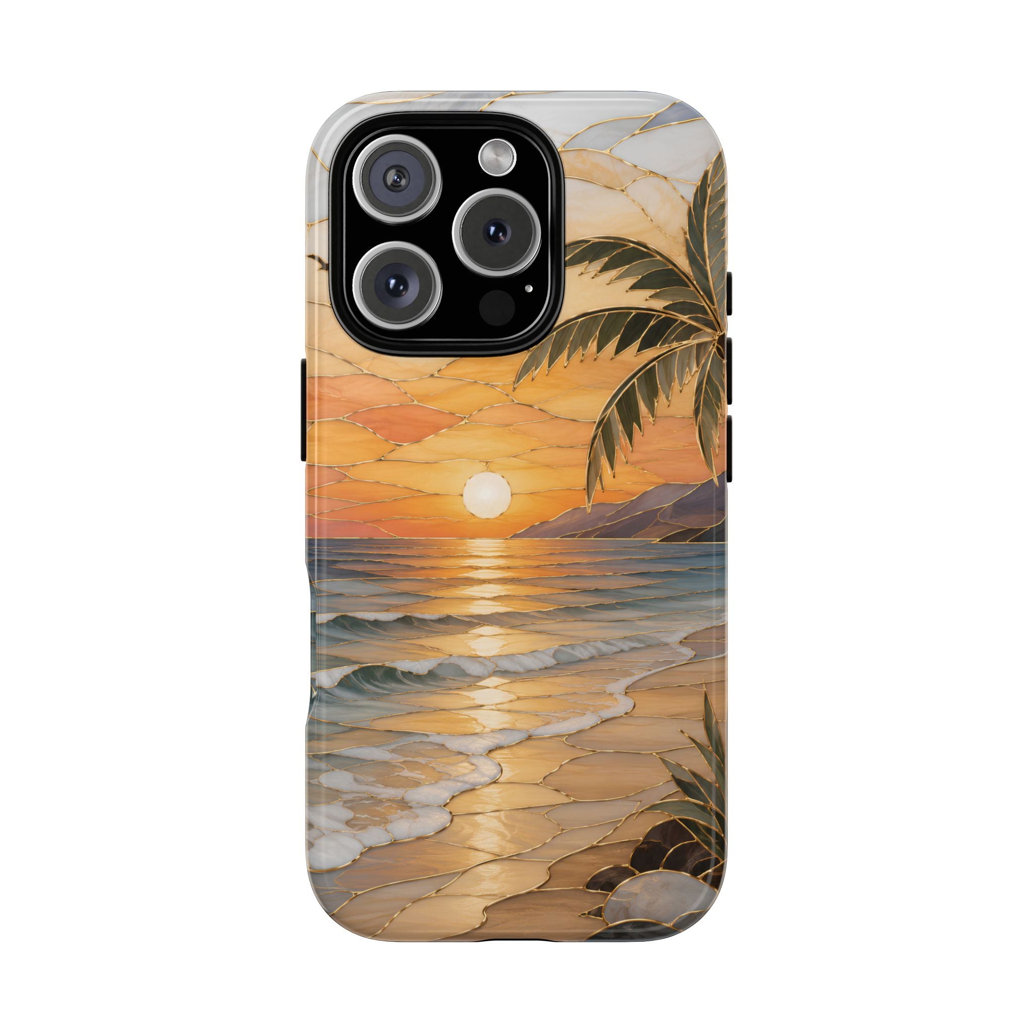 Beach Sunset iPhone Case | Coastal Ocean Art Cover