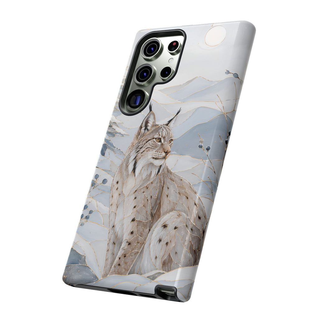Lynx Samsung galaxy Phone Case | Winter Mountain Phone Case