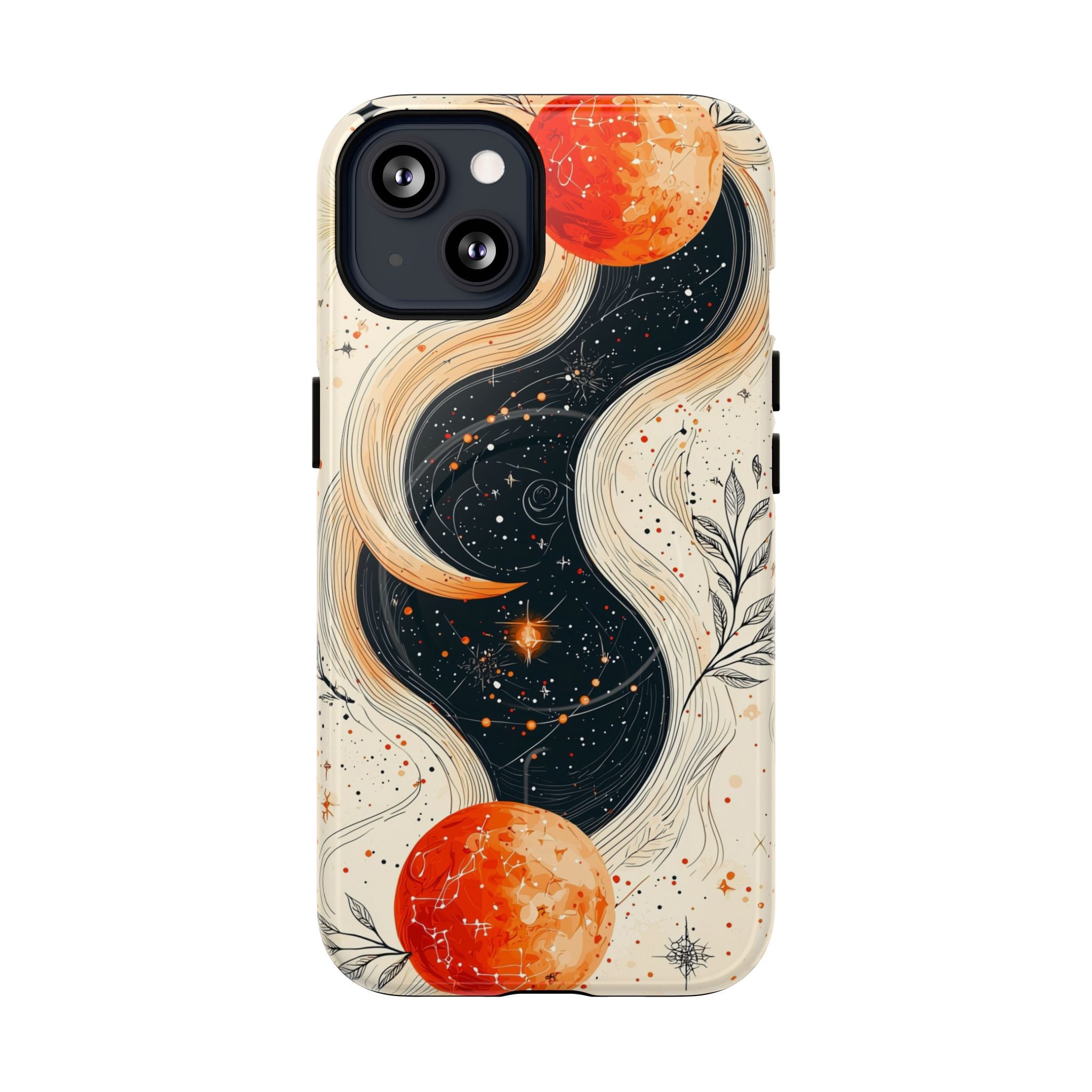 Custodia Astrology Galaxy MagSafe per iPhone | Red Moon Celestial