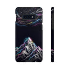 Mount Everest Neon Samsung Galaxy Phone Case | Dark Cosmic Climber Protective Cover