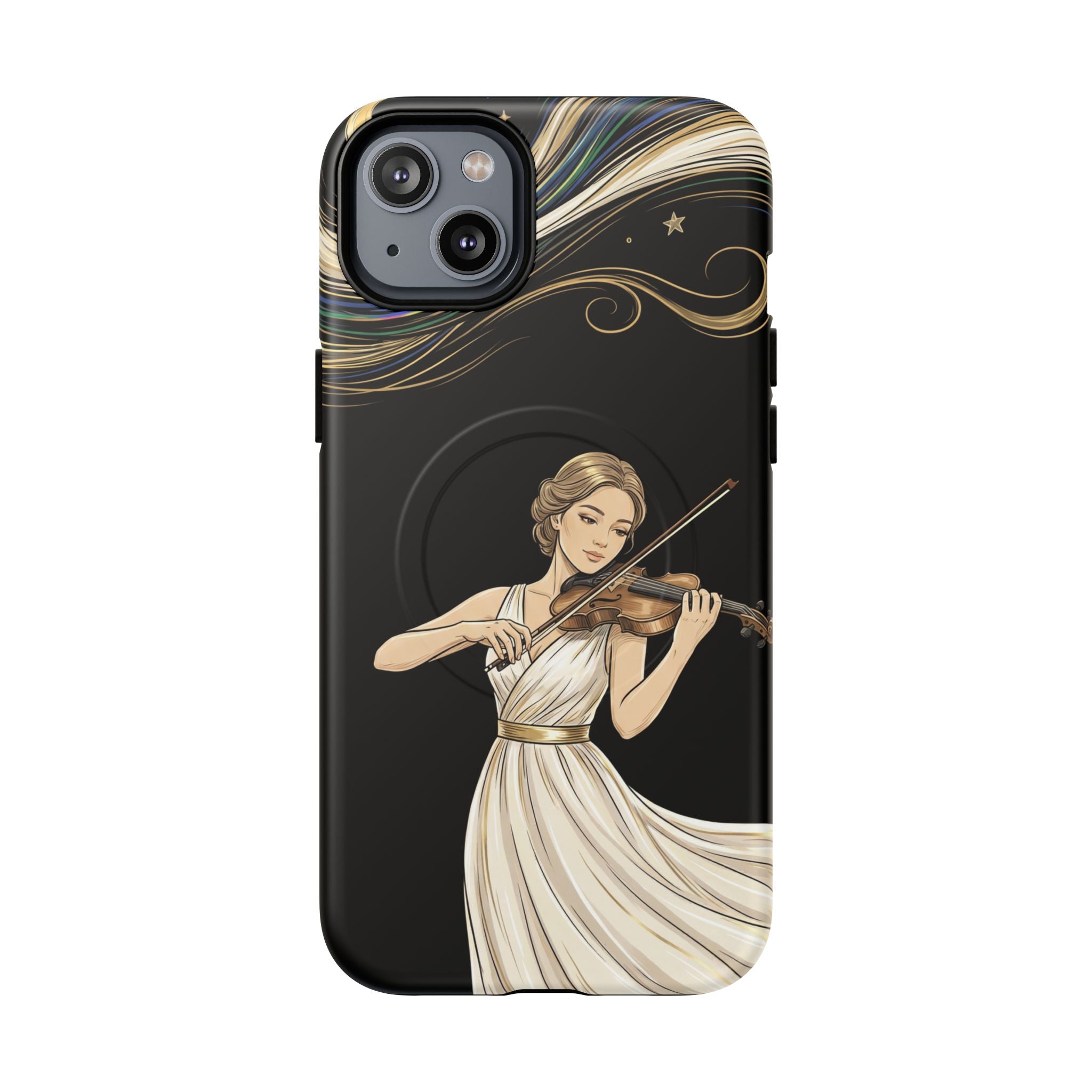 Violinist MagSafe iPhone Case | Elegant Classical Musicist Design