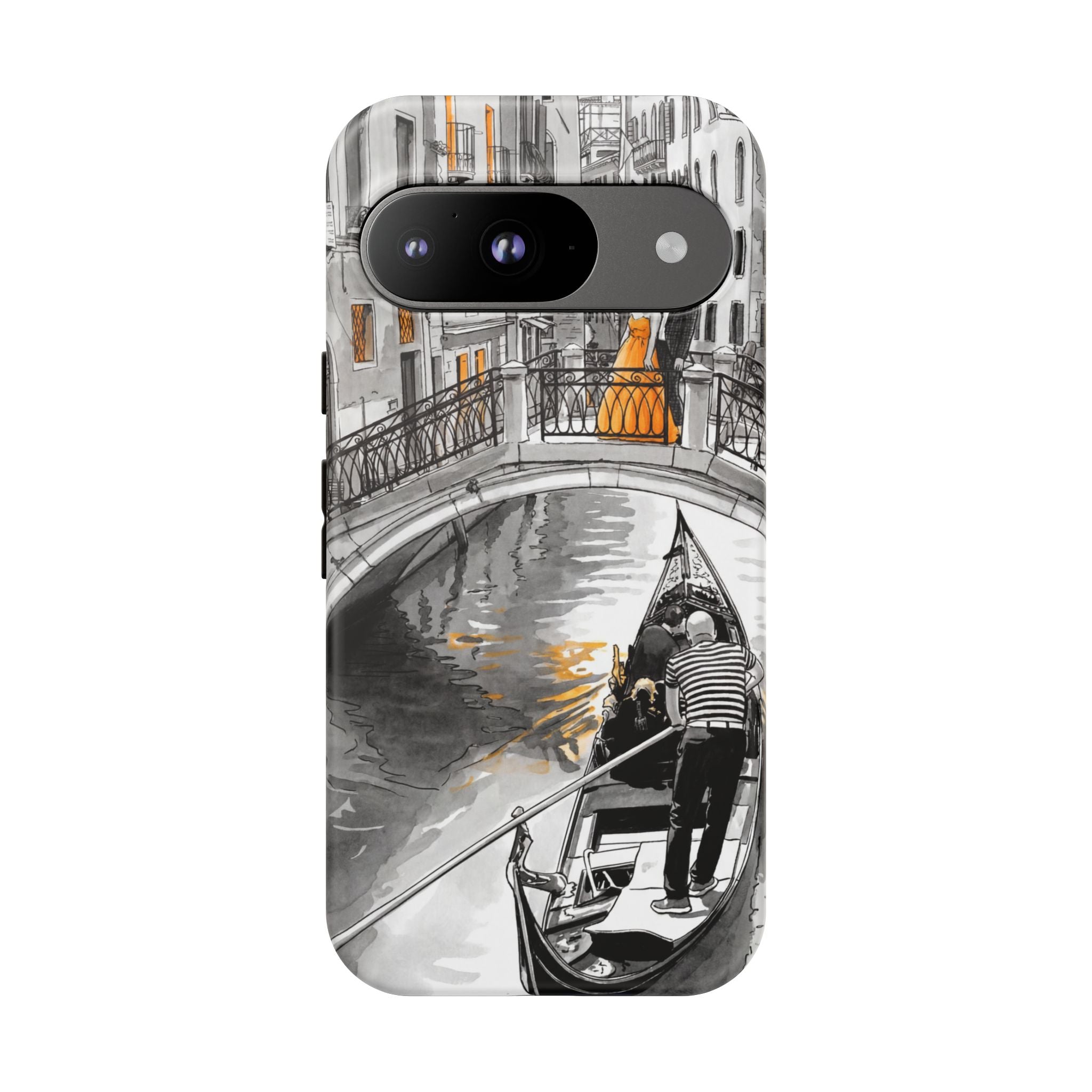 Venice Gondola Google Pixel Case | Romantic Canal Scene Protective Case