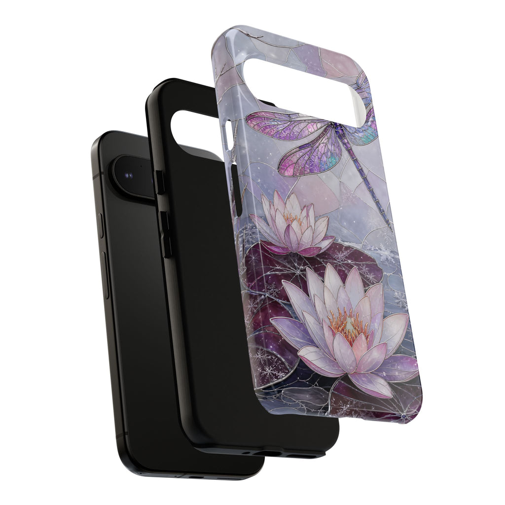 Dragonfly Google Pixel Phone Case | Lotus Flower Phone Case