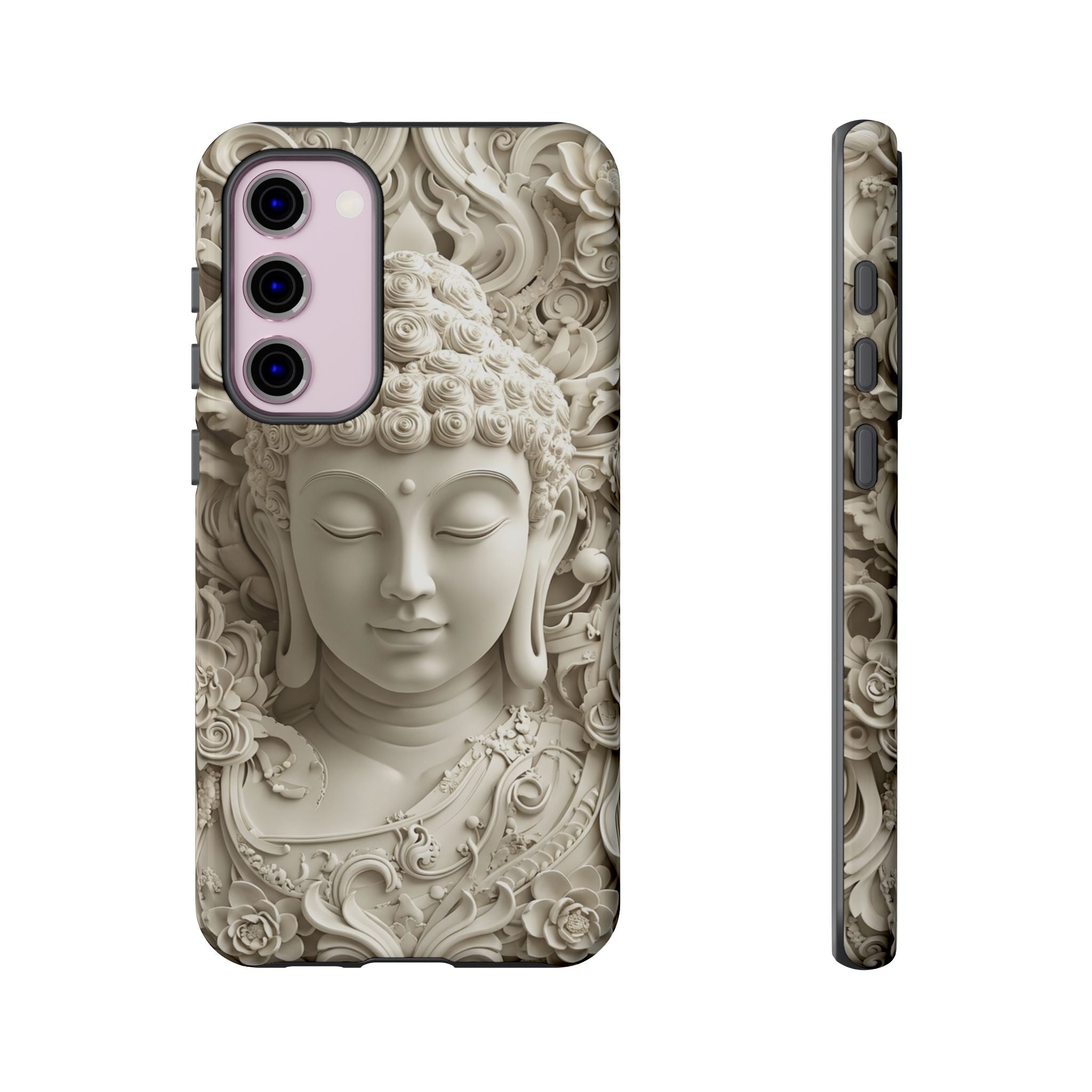 Buddha Relief Samsung Galaxy Case — Serene Zen Protective Phone Cover