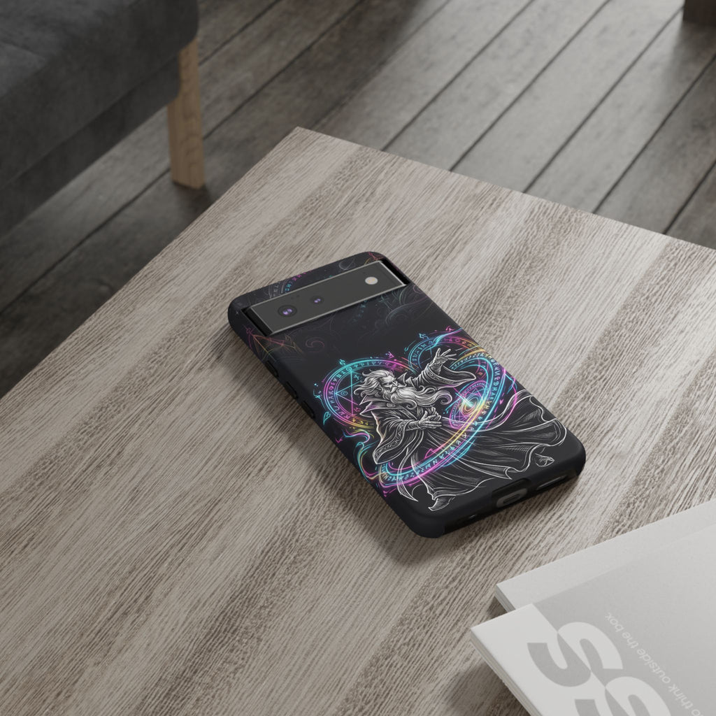 Custodia per Google Pixel Neon Spell Art Wizard Magic