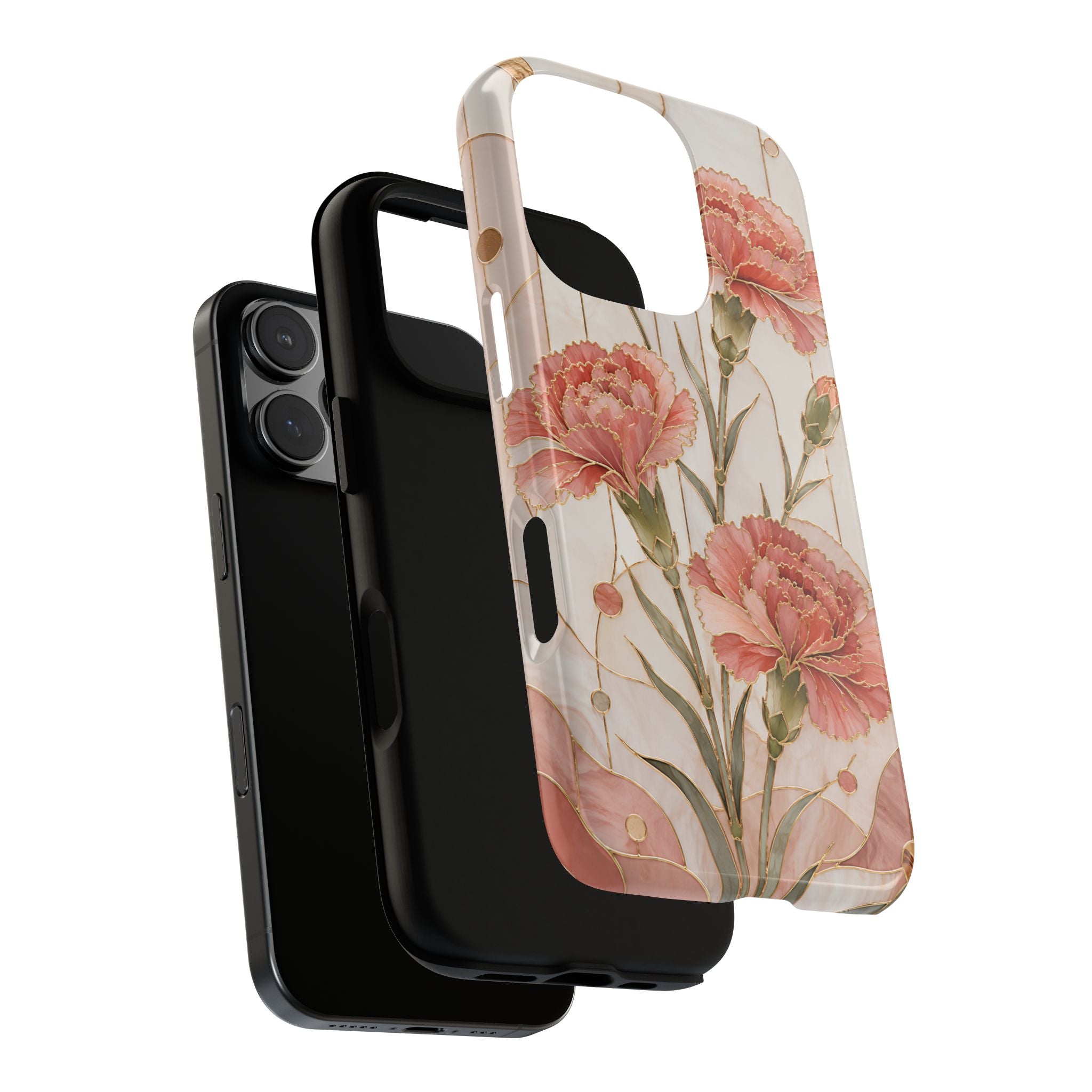 Carnation iPhone Case | Pink Floral iPhone Case