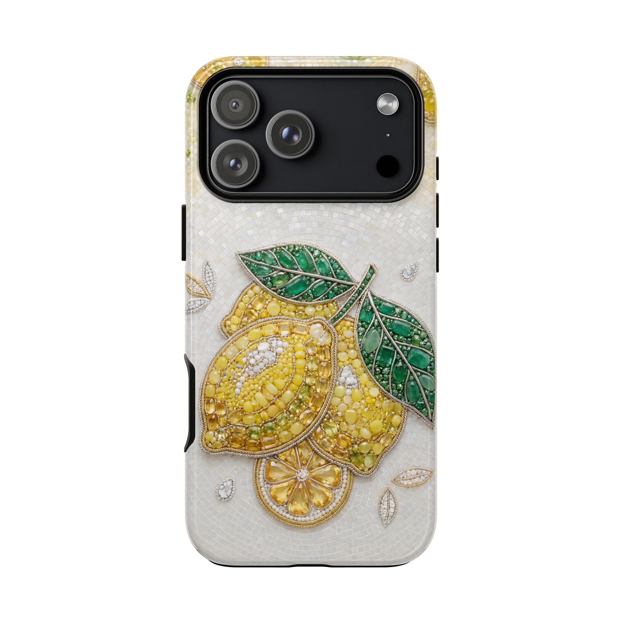 Luxe Lemon Jewel iPhone Case
