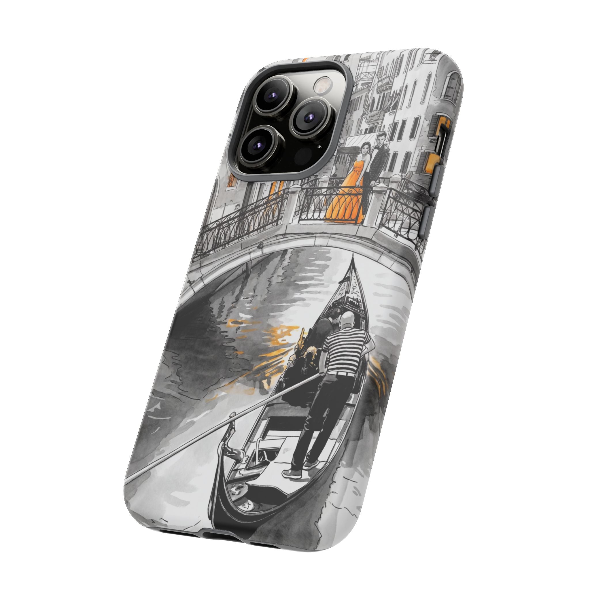 Venice Gondola iPhone Case | Romantic Canal Scene Protective Case