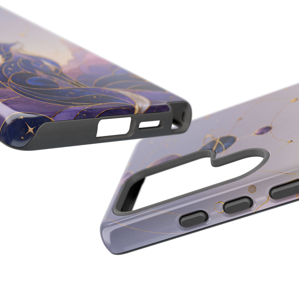 Celestial Fox Samsung Galaxy Phone Case | Moon Fox Phone Case