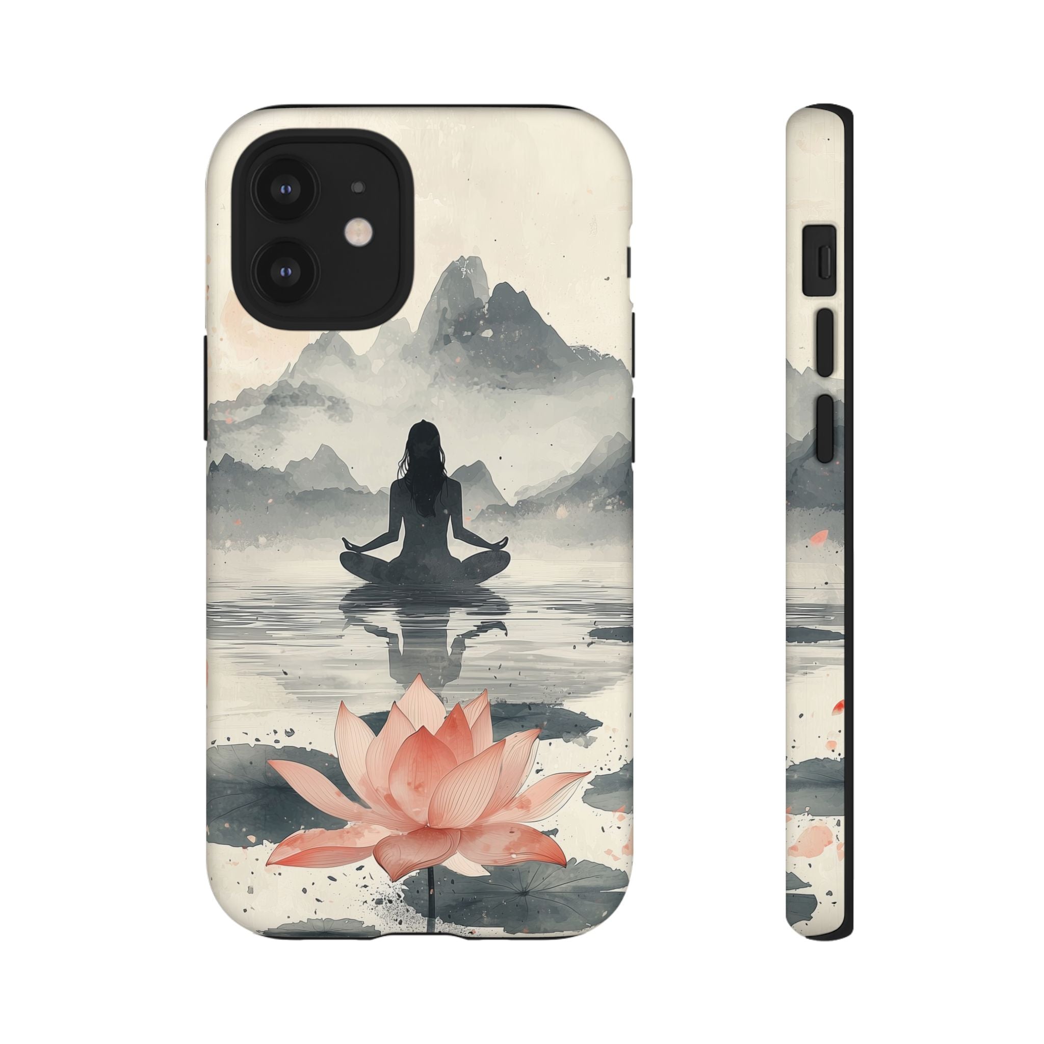Zen Yoga Meditation Lotus iPhone Case