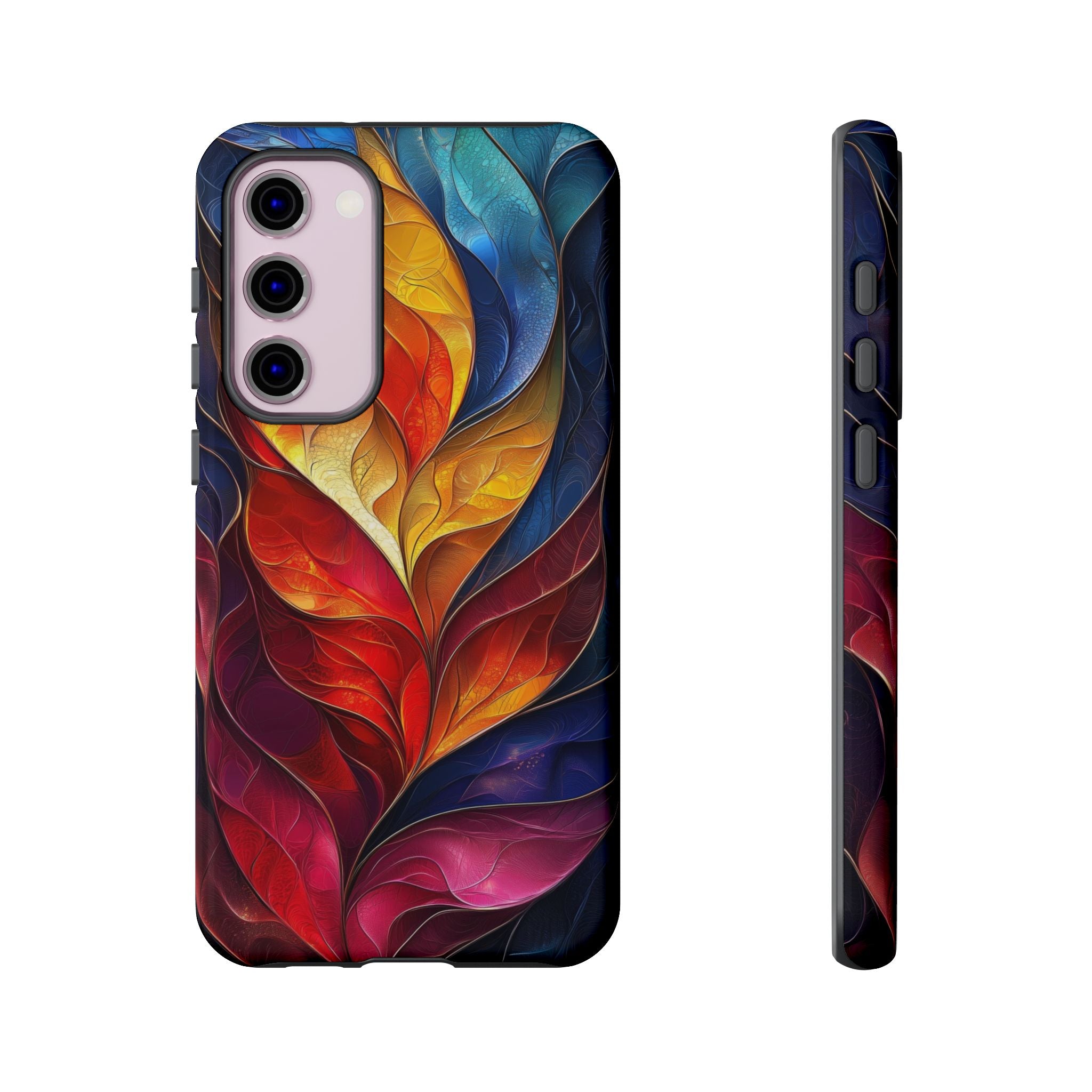 Abstract Colourful Leaf Samsung Galaxy Case