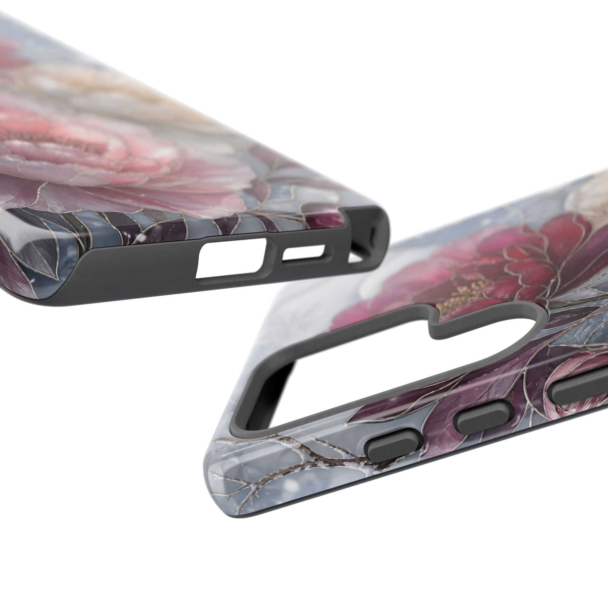 Vintage Floral Samsung Galaxy Phone Case | Peony Flower Phone Case