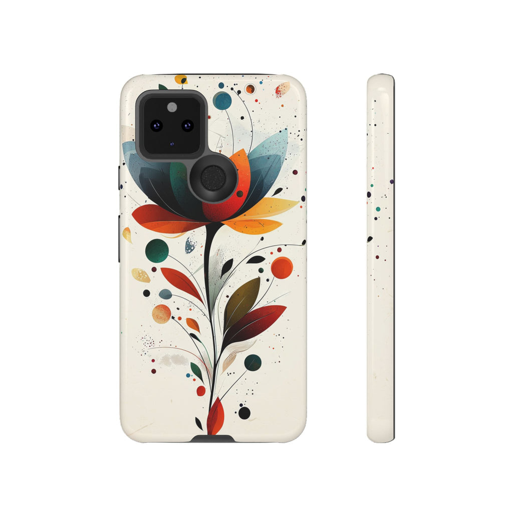 Floral Abstract Google Pixel Case | Colourful Botanical Art