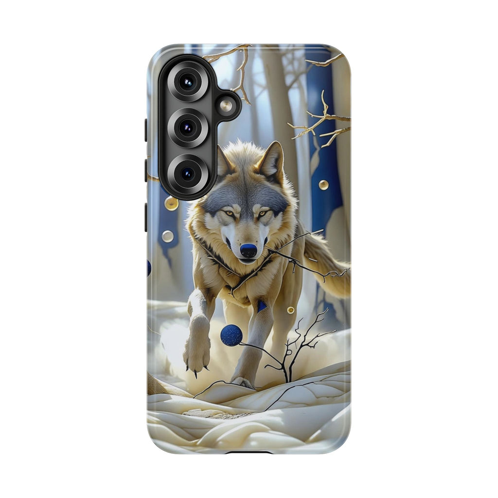 Wolf in Snow Samsung Galaxy Case — Rugged Wildlife