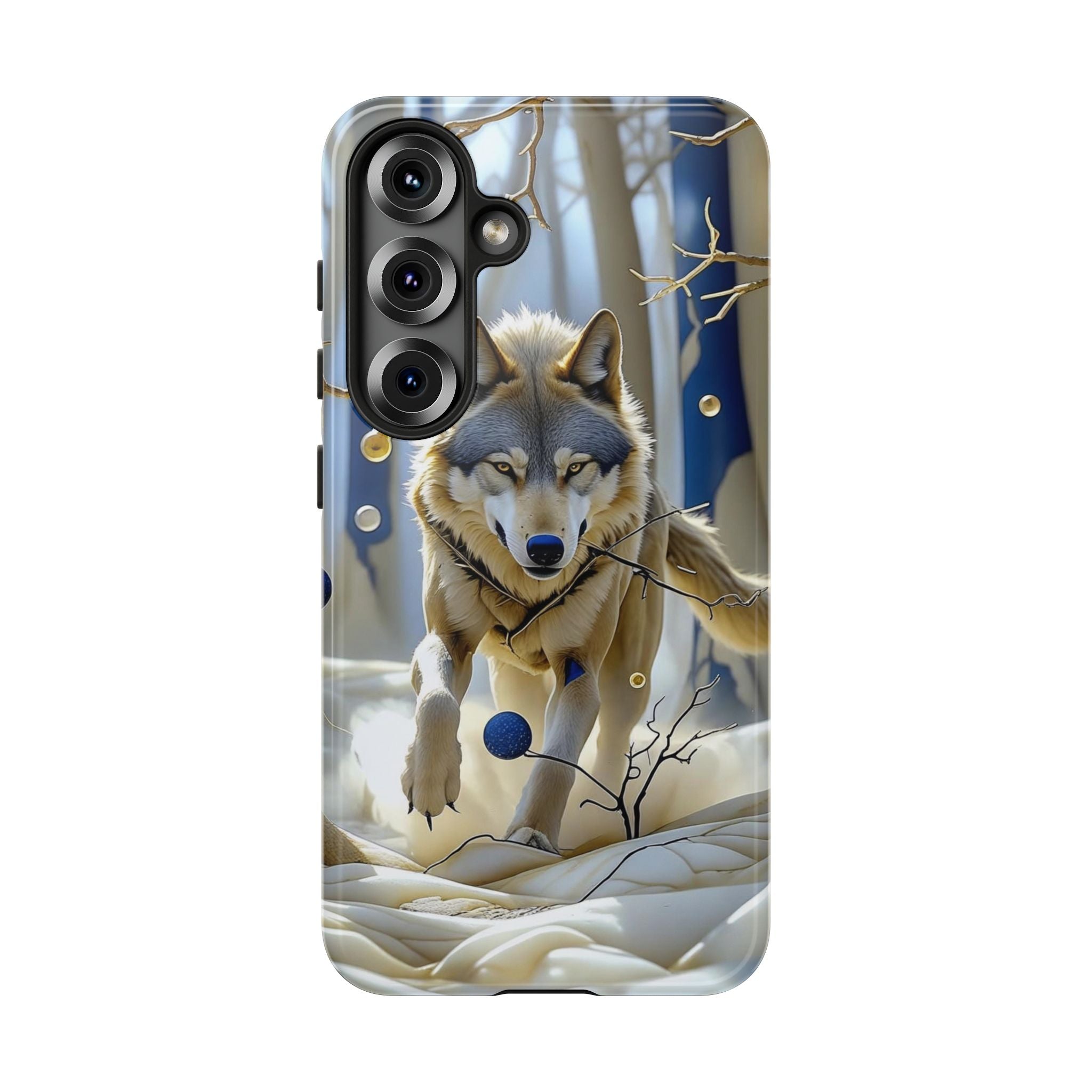 Wolf in Snow Samsung Galaxy Case — Rugged Wildlife