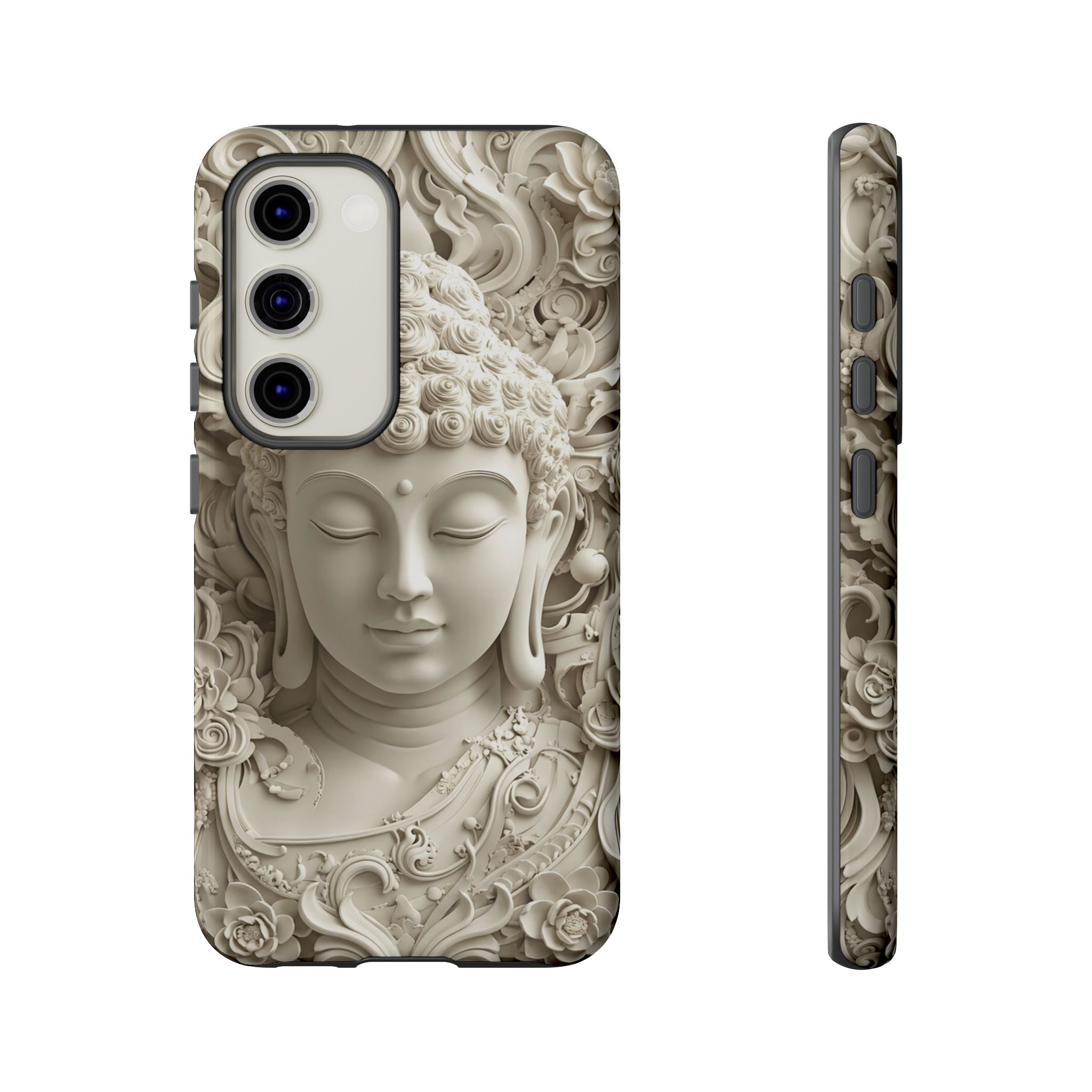 Buddha Relief Samsung Galaxy Case — Serene Zen Protective Phone Cover