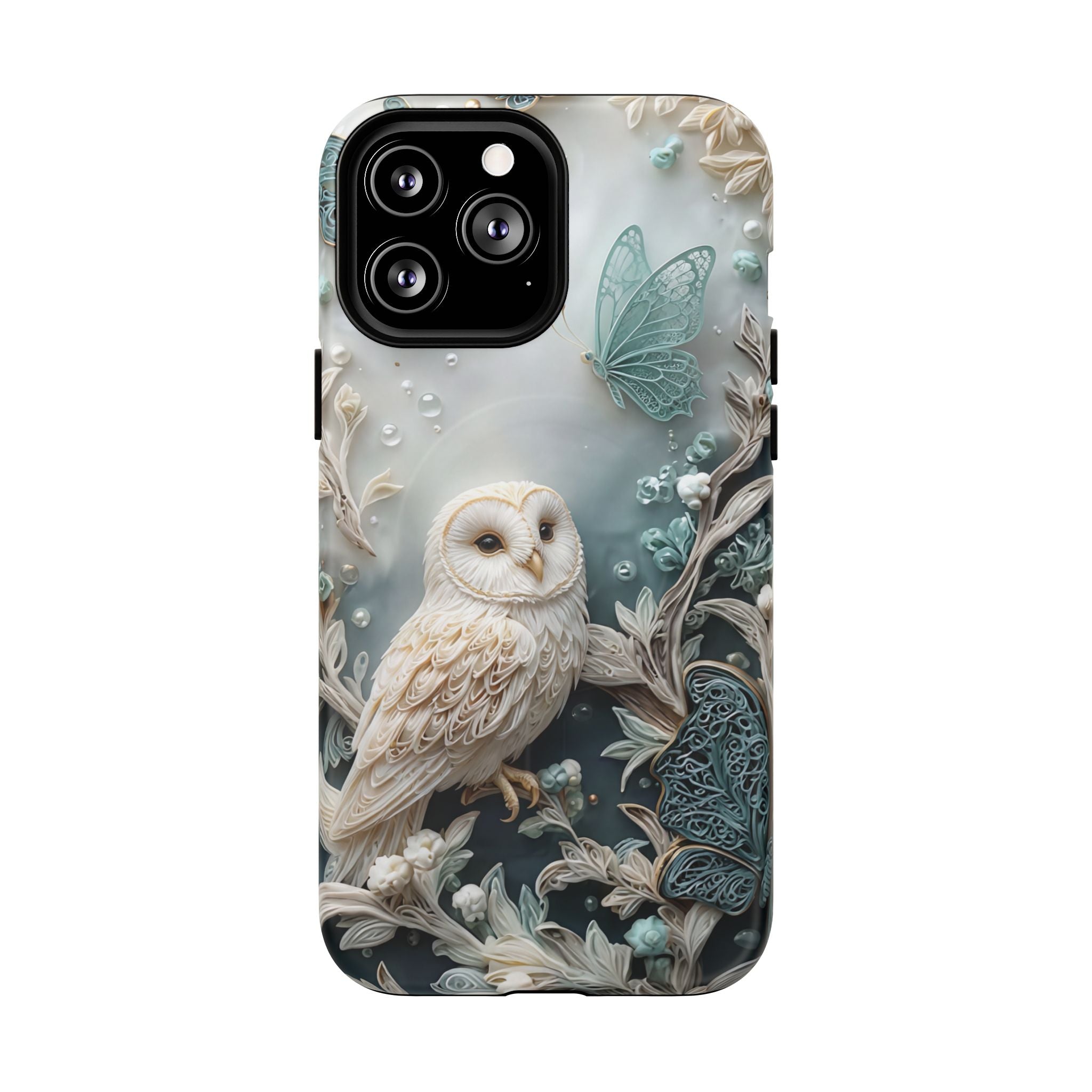 Barn Owl Floral MagSafe Phone Case