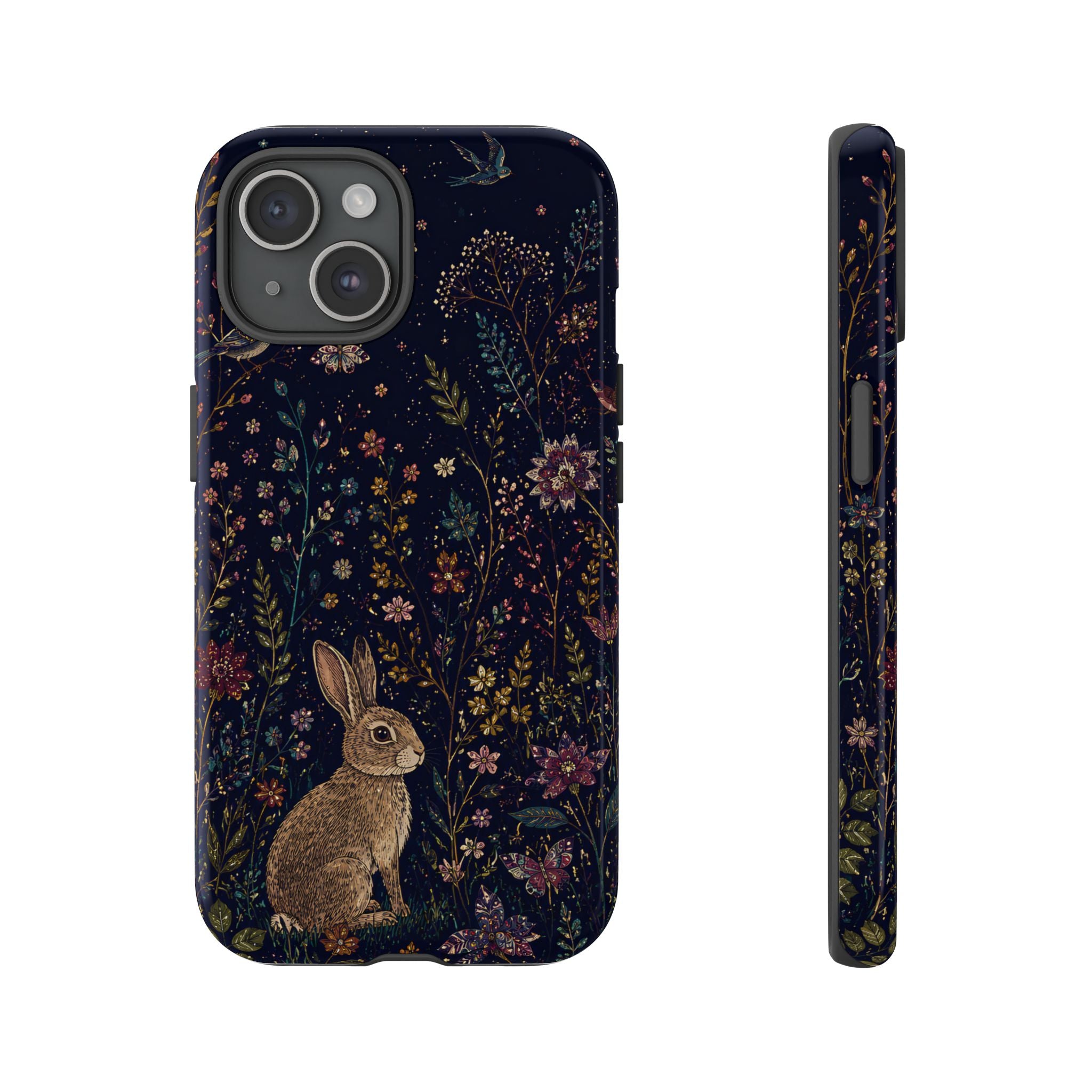 Rabbit iPhone Case | Woodland Bunny Art Cover
