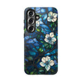 Floral Stained Glass Samsung Galaxy Case – Blue Garden