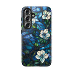 Floral Stained Glass Samsung Galaxy Case – Blue Garden
