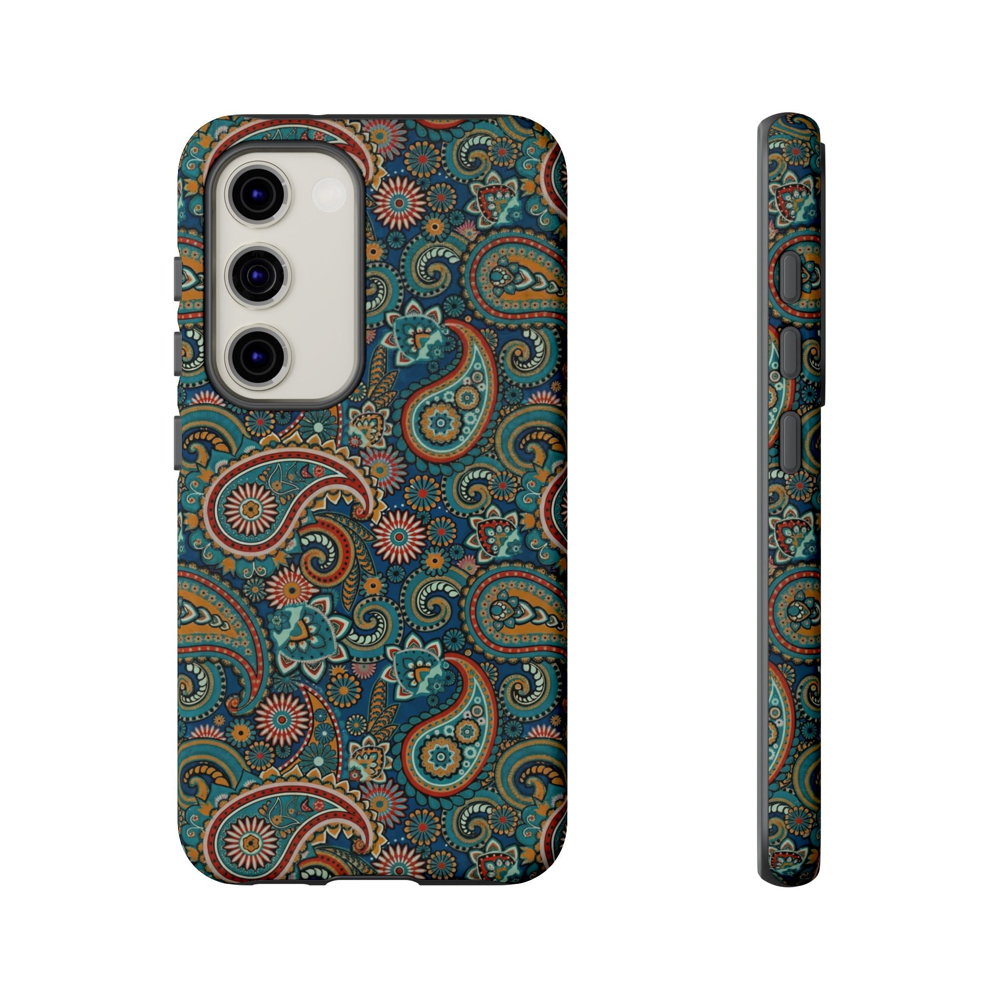 Batik Vibrant Paisley Protective Tough Samsung Galaxy Case