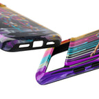 Custodia per telefono Google Pixel "Skateboarder Splash" arte colorata a goccia