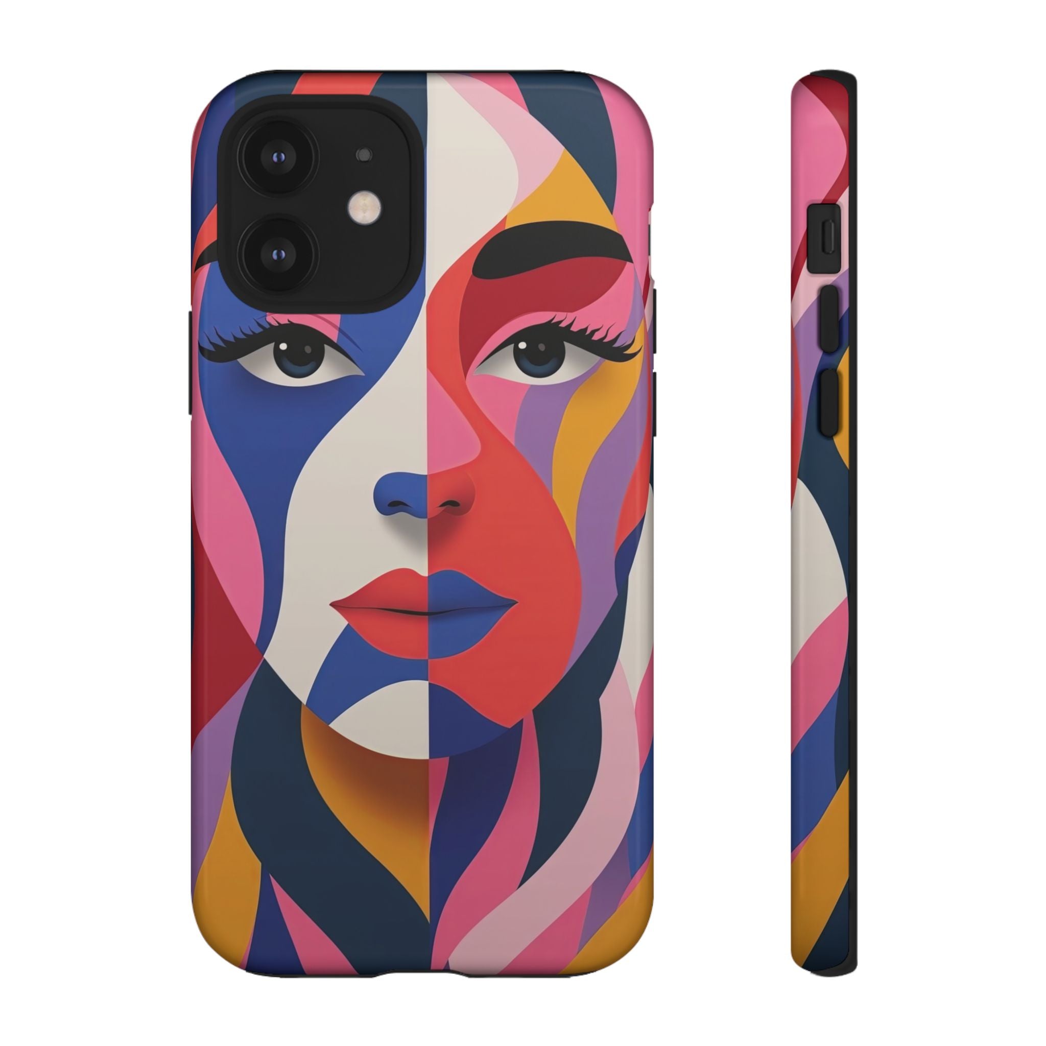 Abstract Colourful Face iPhone Case | Vibrant Pop Art