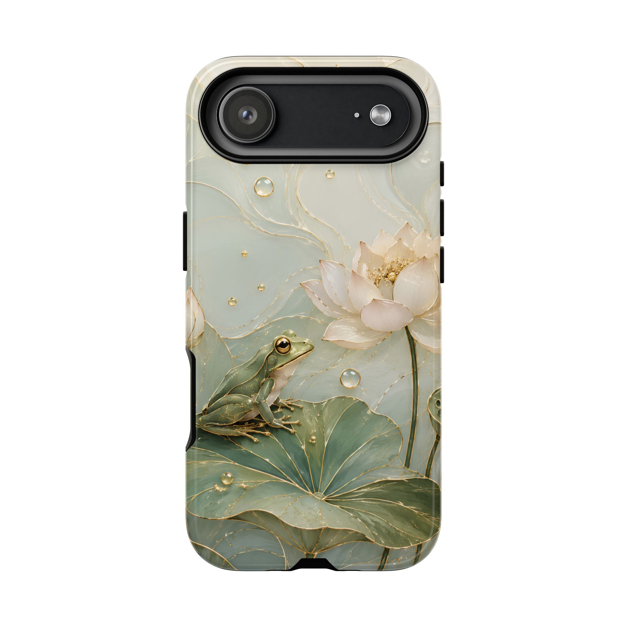 Lotus Frog iPhone Case | Water Lily iPhone Case