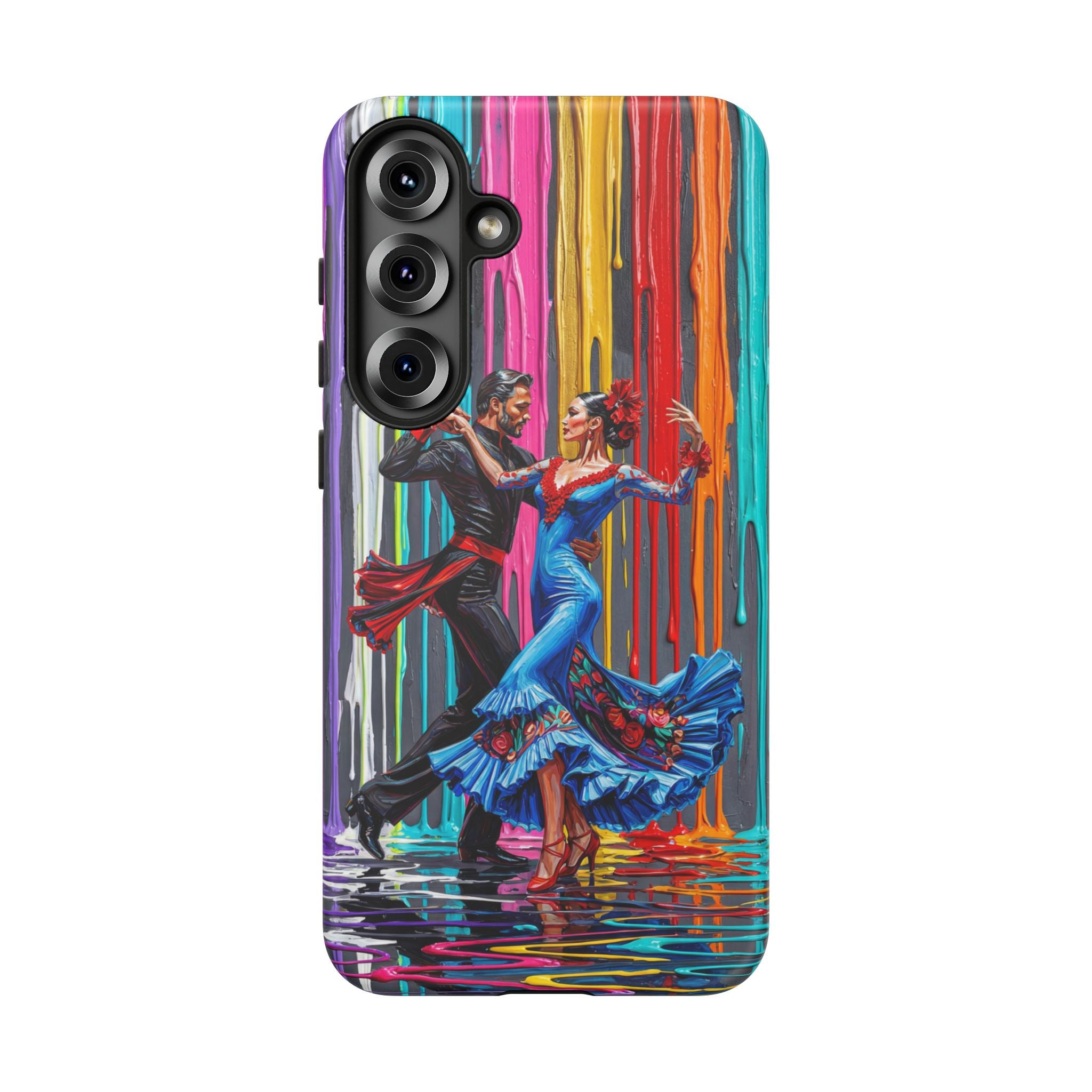 Colorful Tango Samsung Galaxy Phone Case | Vibrant Dancing Couple Art Protection