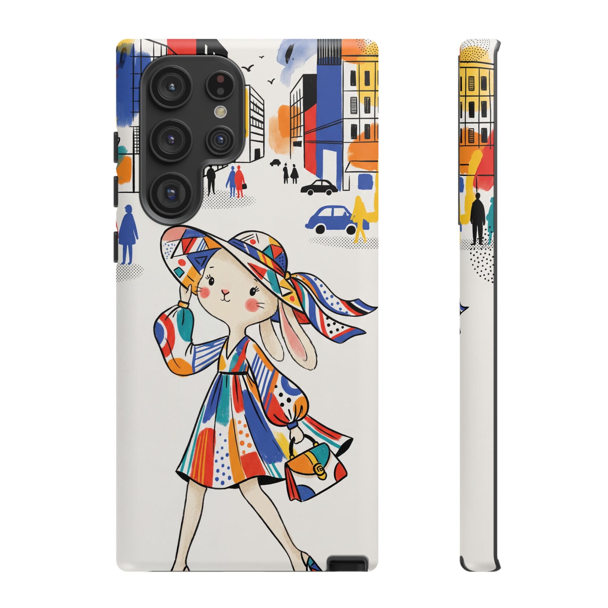 Chic Bunny City Samsung Galaxy Phone Case