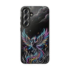 Colorful Neon Phoenix Tough Samsung Galaxy Phone Case