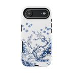 Vintage Blue White Porcelain iPhone Case | Chinoiserie Floral Tough Cover