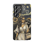 Van Gogh Night Sunflowers Samsung Galaxy Phone Case | Chic Woman Art