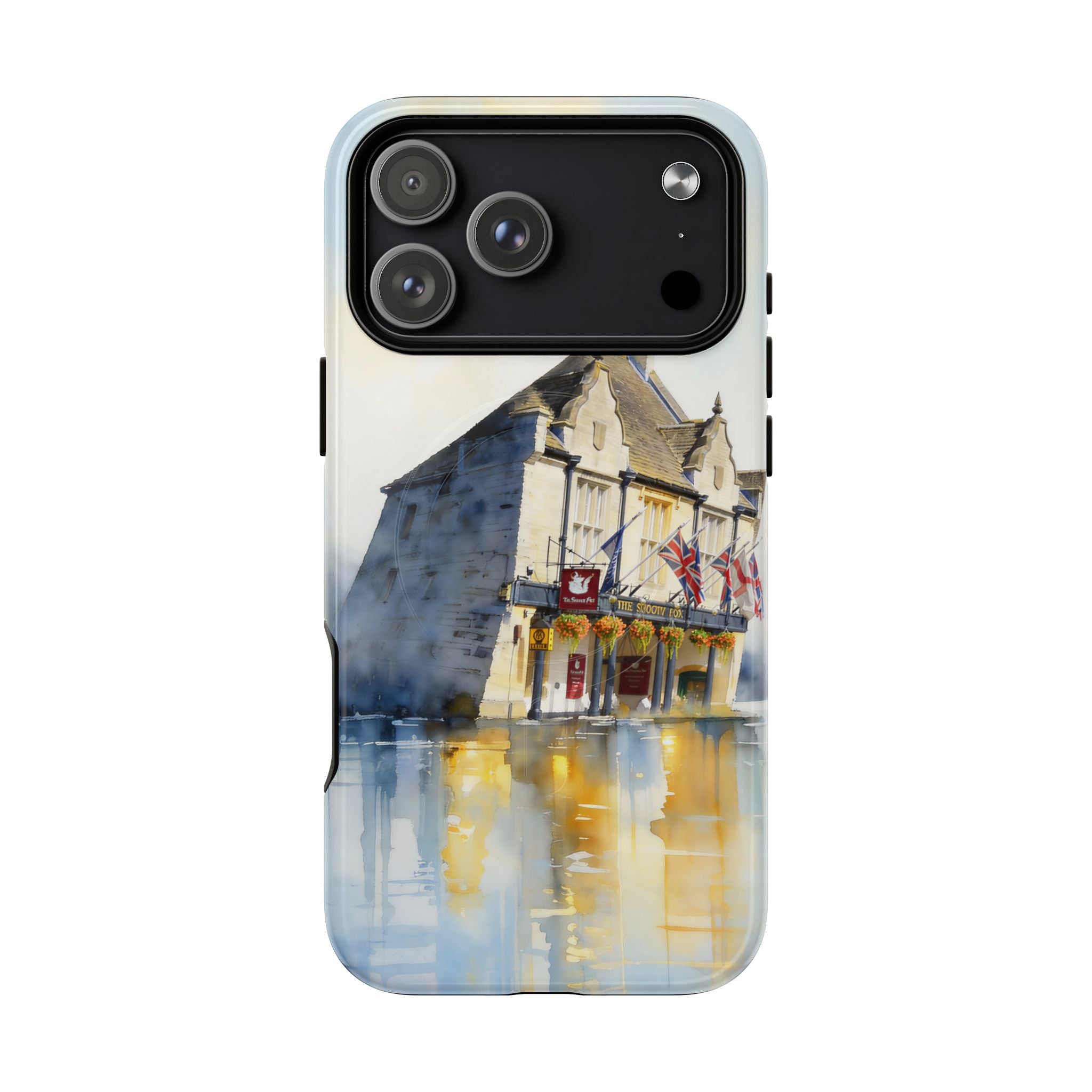 English Village Hotel Aesthetic MagSafe iPhone Case