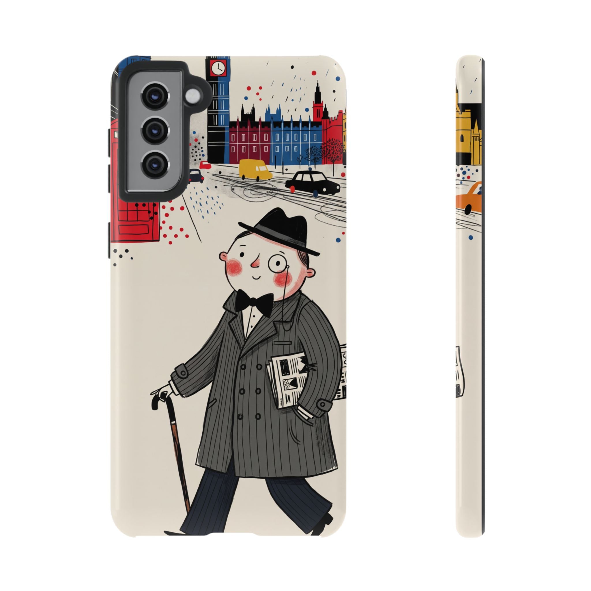 Detective in London Samsung Galaxy Phone Case